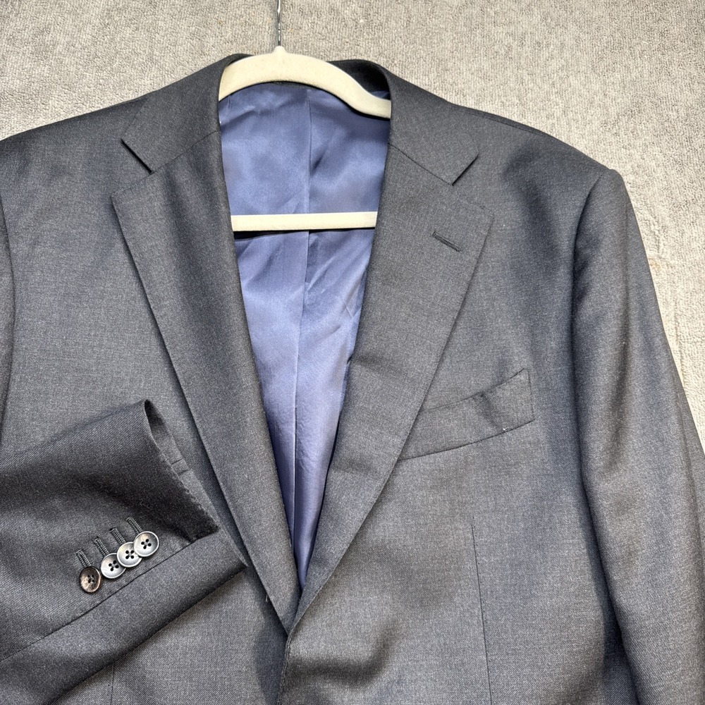 Suitsupply Napoli Reda 1865 Wool Men's Blue Gray Blazer Sport Coat Jacket 38R